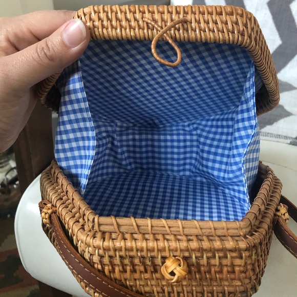 Straw crossbody bag - Picture 3 of 6
